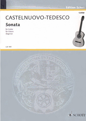 CASTELNUOVO T. Mario (1895-1968 Italia)<br><br>Sonata D major Omaggio a Boccherini
